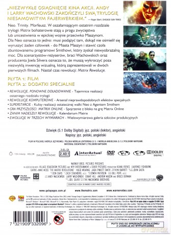 Matrix Rewolucje (Premium Collection) [2DVD]