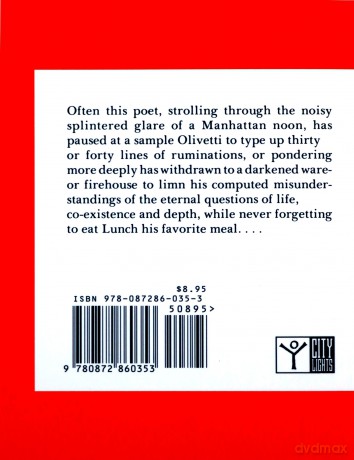 Lunch Poems (City Lights Pocket Poets Series) - Frank O'Hara [KSIĄŻKA]