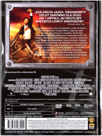 Constantine (Wybrańcy Mocy) (booklet) [DVD]