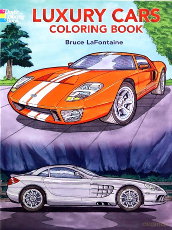 Luxury Cars Coloring Book (Dover History Coloring Book) - Bruce LaFontaine [KSIĄŻKA]