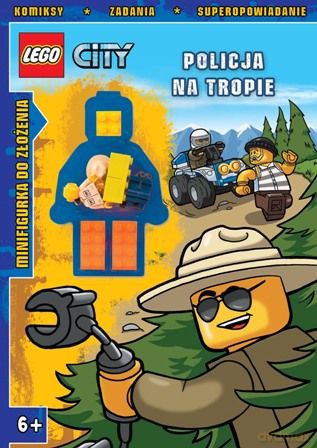 Lego city. Policja na tropie + Figurka [KSIĄŻKA]