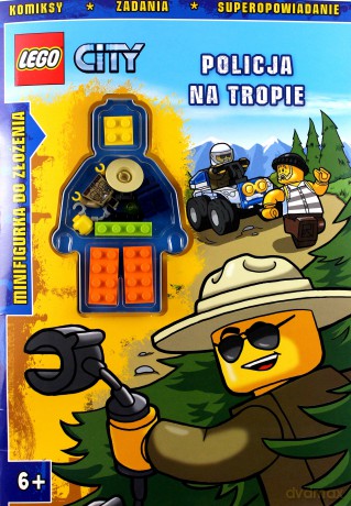 Lego city. Policja na tropie + Figurka [KSIĄŻKA]