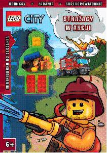 Lego city. Strażacy w akcji + Figurka [KSIĄŻKA]