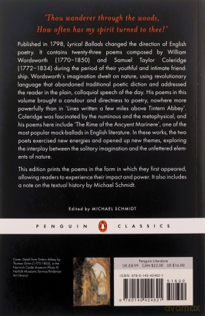 Lyrical Ballads (Penguin Classics) - Samuel Coleridge [KSIĄŻKA]