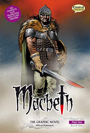Macbeth The Graphic Novel: Plain Text (British English) - William Shakespeare [KOMIKS]