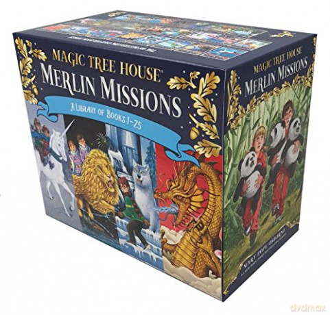 Magic Tree House Merlin Missions #1-25 Boxed Set (Mth Merlin Mission) (Magic Tree House (R) Merlin Mission) - Mary Pope Osborne [KSIĄŻKA]