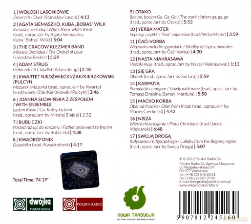 Antologia Polskiego Folku. XV lat Festiwalu Nowa Tradycja (digipack) [CD]