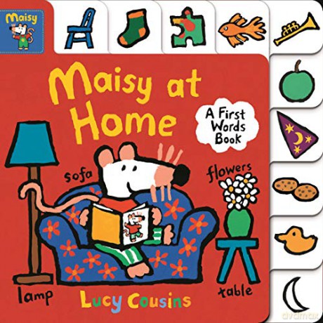 Maisy at Home: A First Words Book - Lucy Cousins [KSIĄŻKA]