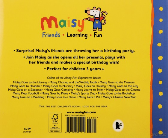 Maisy's Surprise Birthday Party - Lucy Cousins [KSIĄŻKA]