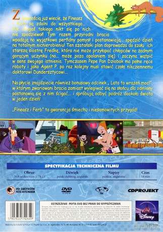 Fineasz i Ferb: Najleniwszy dzień w życiu (Disney) [DVD] 