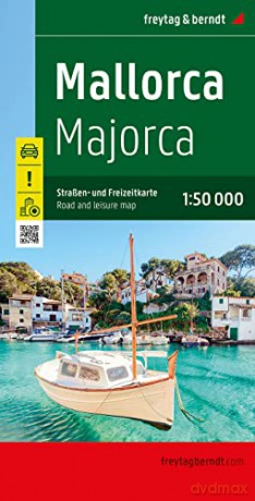 Majorca (2022) Road and Leisure Map 1:500,000 scale: Inklusive Infoguide mit Ausflugszielen - Freytag Berndt [KSIĄŻKA]