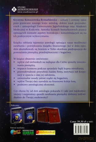 Astrologia Finansowa - Czas To Pieniądz - Krystyna Konaszewska-Rymarkiewicz [KSIĄŻKA]