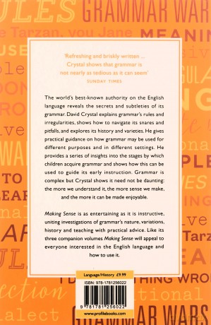 Making Sense: The Glamorous Story of English Grammar - David Crystal [KSIĄŻKA]