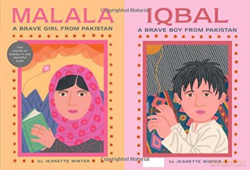 Malala, a Brave Girl from Pakistan/Iqbal, a Brave Boy from Pakistan: Two Stories of Bravery - Jeanette Winter [KSIĄŻKA]