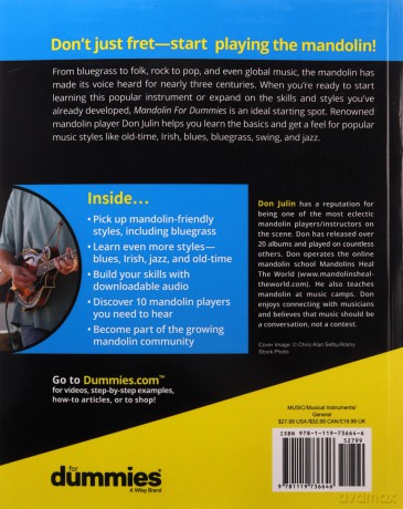 Mandolin For Dummies - Don Julin [KSIĄŻKA]