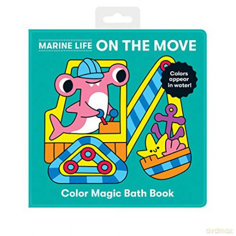 Marine Life On the Move Color Magic Bath Book - Mudpuppy [KSIĄŻKA]