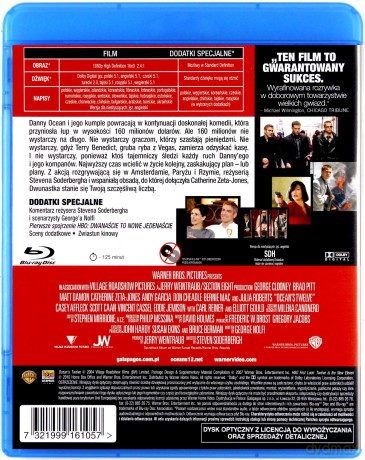 Ocean's 12: Dogrywka (Premium Collection) [Blu-Ray]