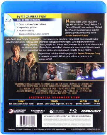 Jestem numerem cztery / Książę Persji (Disney) [2xBlu-Ray]