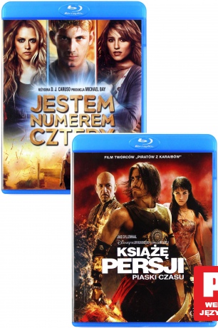 Jestem numerem cztery / Książę Persji (Disney) [2xBlu-Ray]