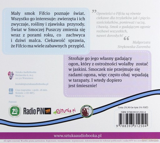Jeden smok i cały rok - Małgorzata Skrętkowska-Zaremba (digipack) [AUDIOBOOK] [CD]