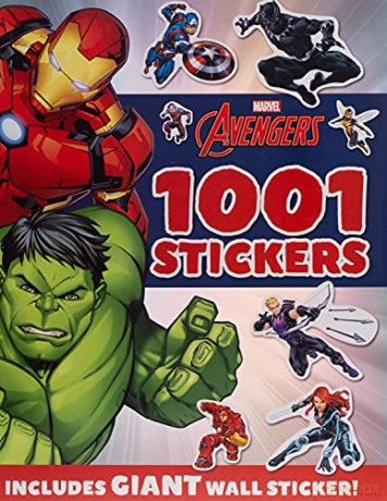 Marvel Avengers (F): 1001 Stickers (1001 Stickers Marvel) - Igloo Books [KSIĄŻKA]