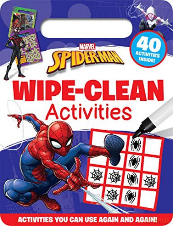 Marvel Spider-Man Wipe Clean Activities - Igloo Books [KSIĄŻKA]