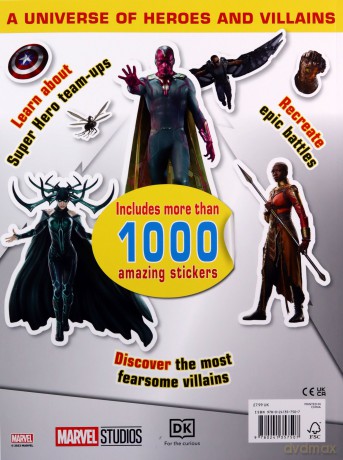 Marvel Studios Ultimate Sticker Collection: With more than 1000 stickers [KSIĄŻKA]