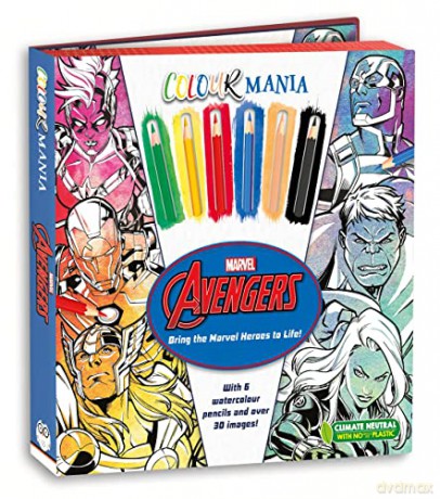 Marvel: Avengers (Colouring Book and Pencil Set) [KSIĄŻKA]