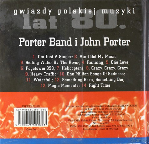 Gwiazdy Polskiej Muzyki Lat 80. 26: Porter Band i John Porter (digibook) [CD]