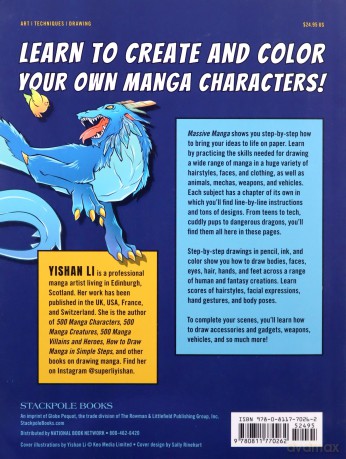 Massive Manga: How to Draw Characters, Animals, Vehicles, Mecha, and So Much More! - Yishan Li [KSIĄŻKA]