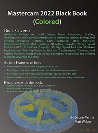 Mastercam 2022 Black Book (Colored) - Matt Weber [KSIĄŻKA]