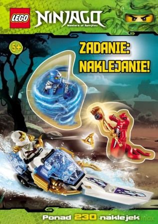 Lego Ninjago. Zadanie Naklejanie [KSIĄŻKA]
