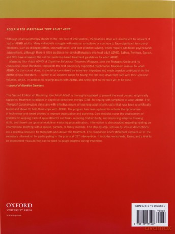 Mastering Your Adult ADHD: A Cognitive-Behavioral Treatment Program, Client Workbook (Treatments That Work) - Steven A. Safren [KSIĄŻKA]