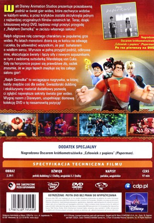 Ralph Demolka (Wreck-It Ralph) (Ralf) (Disney) [DVD]
