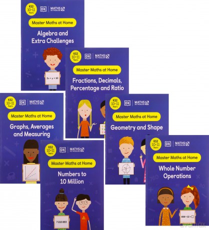 Maths - No Problem! Collection of 6 Workbooks, Ages 10-11 (Key Stage 2) (Master Maths At Home) - Maths - No Problem! [KSIĄŻKA]