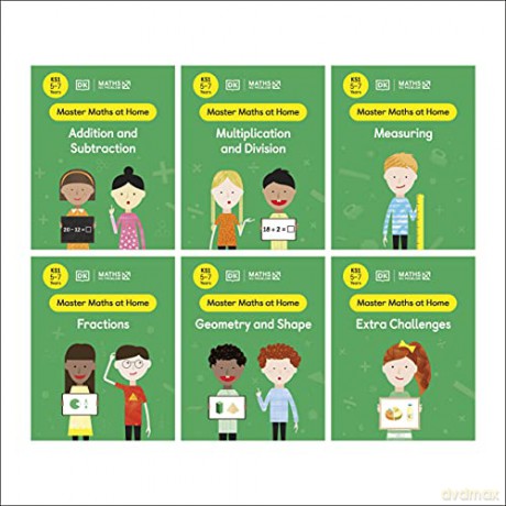 Maths - No Problem! Collection of 6 Workbooks, Ages 5-7 (Key Stage 1) (Master Maths At Home) - Maths - No Problem! [KSIĄŻKA]