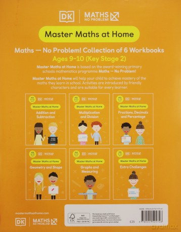 Maths - No Problem! Collection of 6 Workbooks, Ages 9-10 (Key Stage 2) - Maths - No Problem! [KSIĄŻKA]