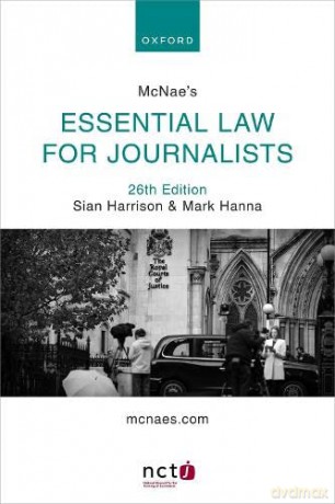 McNae's Essential Law for Journalists - Sian Harrison [KSIĄŻKA]