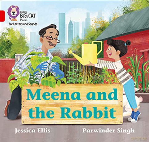 Meena and the Rabbit: Band 02B/Red B (Collins Big Cat Phonics for Letters and Sounds) - Jessica Ellis [KSIĄŻKA]