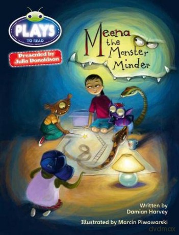 Meena the Monster Minder: Grey/3a-4c (Bug Club) - Damian Harvey [KSIĄŻKA]