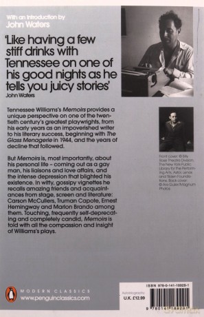 Memoirs (Penguin Modern Classics) - Tennessee Williams [KSIĄŻKA]