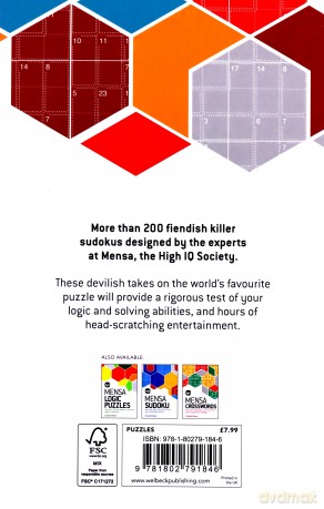 Mensa Killer Sudoku: More than 200 of the most difficult number puzzles - Mensa Ltd [KSIĄŻKA]