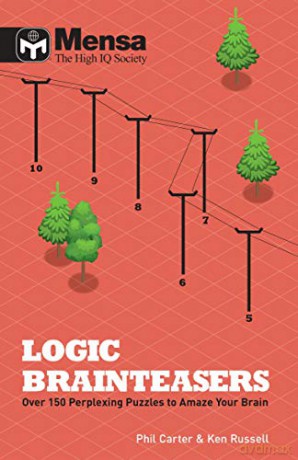 Mensa: Logic Brainteasers: Tantalize and train your brain with over 200 puzzles - Phil Carter [KSIĄŻKA]