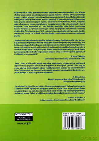 Psychoterapia grupowa. Teoria i praktyka [KSIĄŻKA]