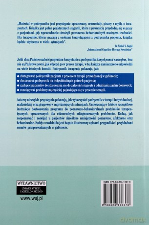 Umysł ponad nastrojem. Podręcznik terapeuty [KSIĄŻKA]