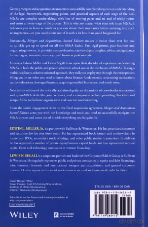 Mergers and Acquisitions: A Step-by-Step Legal and Practical Guide (Wiley Finance) - Edwin L. Miller [KSIĄŻKA]