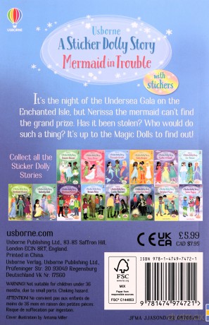 Mermaid in Trouble: A Magic Dolls Story: (Sticker Dolly Stories, 3): 0 - Zanna Davidson [KSIĄŻKA]
