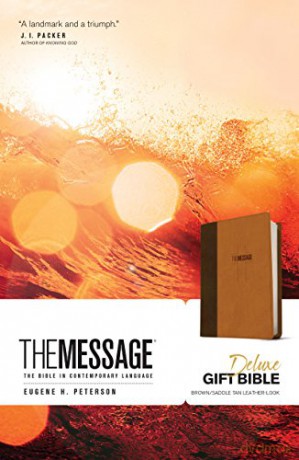 Message Deluxe Gift Bible: The Bible in Contemporary Language - Eugene H. Peterson [KSIĄŻKA]