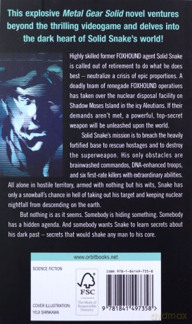 Metal Gear Solid - Raymond Benson [KSIĄŻKA]