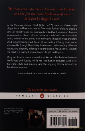 Metamorphoses (Penguin Classics) - Ovid [KSIĄŻKA]